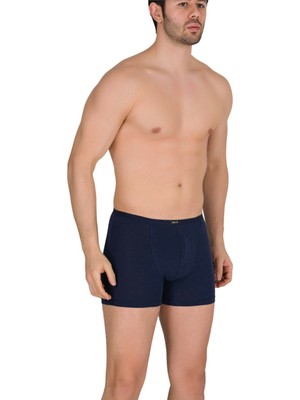 Berrak 3 Adet Lacivert Renk Ince Kemerli Modal Boxer