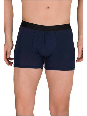 Berrak 3 Adet Lacivert Renk Modal Boxer