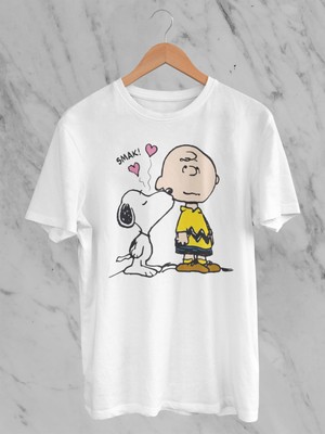 Grif Snoopy Baskılı Erkek T-Shirt