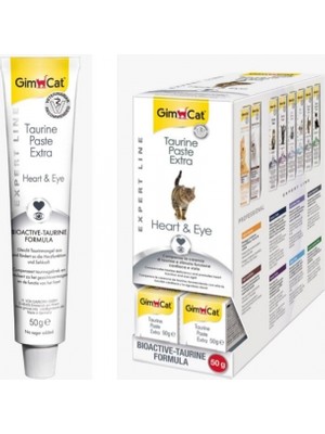 Gimcat Kedi Macunu Taurin Paste Extra 50 gr Premium Göz ve Kalp Sağlığı İçin Özel Formül
