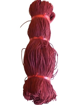 Angel Çanta Akssesuar Bordo Renk Mumlu Koton Ip