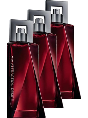 Avon Attraction Desire Erkek Parfüm Edt 75 Ml. Üçlü Set