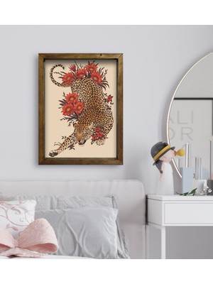 Bk Gift Yatak Odası Konseptli Doğal Masif Ahşap Çerçeveli Tablo-2