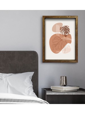 Bk Gift Yatak Odası Konseptli Doğal Masif Ahşap Çerçeveli Tablo 45X65CM-77