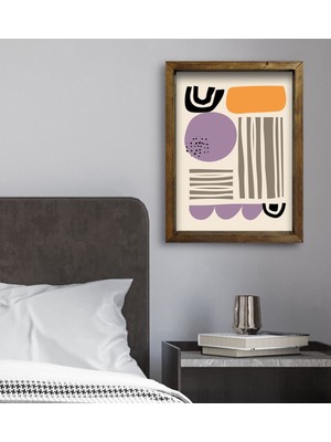 Bk Gift Yatak Odası Konseptli Doğal Masif Ahşap Çerçeveli Tablo 45X65CM-63