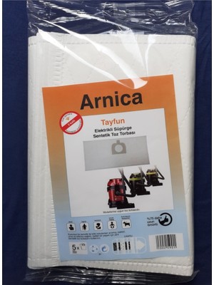 Tayfun Süpürge Toz Torbası Bez 5 Adet Arnica Toz Torbası
