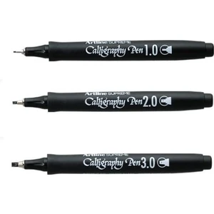 Artlıne  Siyah Callıgraphy Kalemi 3 Çeşit