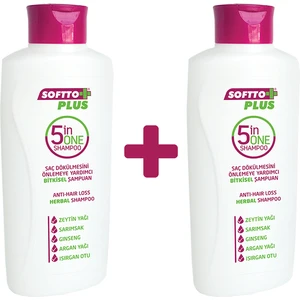Softto Plus 5ın1 Şampuan 2'li