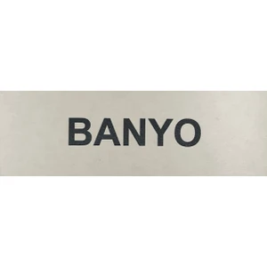 Se-Dizayn Banyo Kapı Yönlendirme Tabelası 5 cm x 15 cm Alüminyum