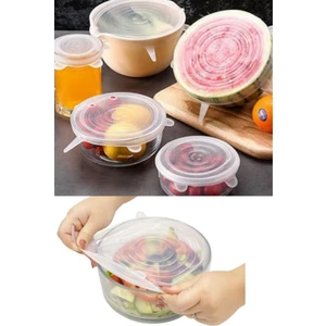 6'lı Silikon Streç Kapak Tencere Bone