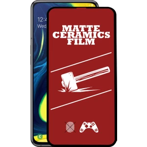 Caseart Samsung Galaxy A80  Tam Kaplayan Mat Seramik Nano Esnek Ekran Koruyucu