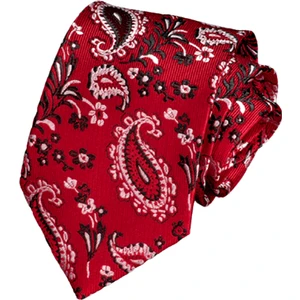 Bonanza Int Klasik Avrupa Tarzı 8cm Çiçek Desenli Kravat