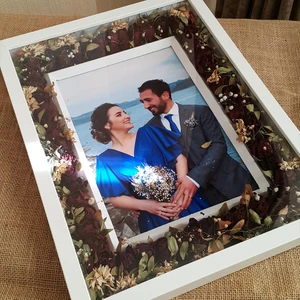 Verda Çerçeve 30 x 40 cm Beyaz Verda! Fotoğraf Çerçeveli !  Anı Çerçevesi