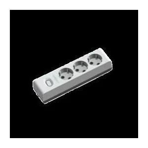 Günsan Visage Üçlü Çocuk Korumalı Topraklı Anahtarlı Priz Klemensli