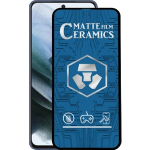 Case World Samsung Galaxy S21 Fe Tam Kaplayan Mat Seramik Nano Esnek Ekran Koruyucu