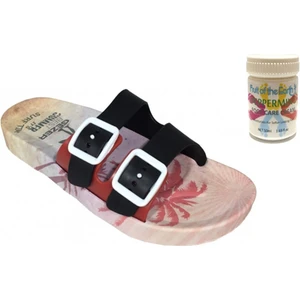 Gzr Kız Çocuk Plaj Ev Banyo Deniz Havuz Günlük Terlik 50ML Nane Ferahlığı Topuk Çatlağı ve Nasır Giderici Krem