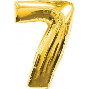 7 Folyo Balon Gold 100 cm Helyum Balon Uçan Balon