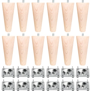 Turan Ahşap -Koltuk Ayağı - Sehpa Ayağı - Baza Ayağı- Mobilya Ayağı - Kütük Sehpa - Ahşap Ayak / Uzunluk:16 cm