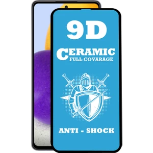 Caseart Samsung Galaxy A72 Tam Kaplayan Seramik Nano Esnek Ekran Koruyucu Cam