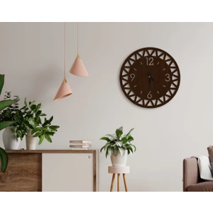 Bk Gift Dekoratif 45CM Ahşap Duvar SAATI-112