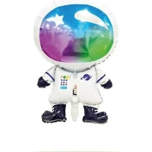 Folyo Balon Doğum Günü Balonu Parti Balonu 80CM Astronot