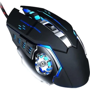 Oyuncu Mouse Gaming Fare Kablolu Rgb Arkadan Aydınlatmalı USB Optik Bilgisayar