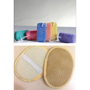 Banyo Hamam Kesesi + Ayak Bakım Doğal Ponza Köpük Taşı