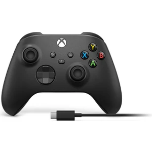 Xbox Wireless Controller 9.nesil Kol Carbon Black + Type C USB Kablo