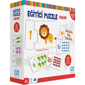 Ca Games Eğitici Puzzle Sayılar 40 Parça CA.5031
