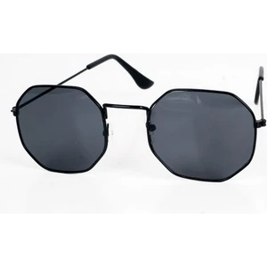 Sekizgen Unisex Güneş Gözlüğü (Siyah -Siyah)