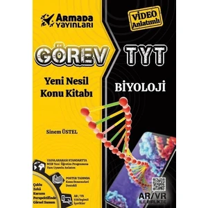 Armada Yayınları 2021 Görev TYT Biyoloji Yeni Nesil Konu Kitabı - Sinem Üstel