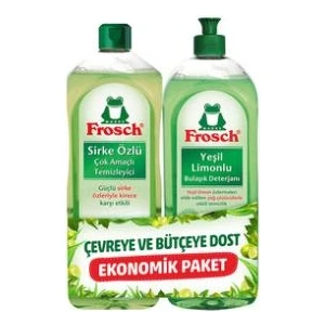 Sirke Özlü Yeşil Limon Bulaşık Deterjanı Set