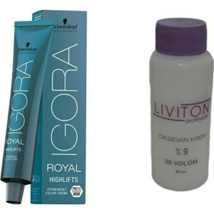 Igora 0-11 Sarı Azaltıcı Saç Boyası + Liviton Mini Oksidan 30 Vol.