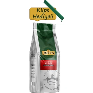 Banquet Medium Espresso Beans Çekirdek Kahve 1000 gr + Klips