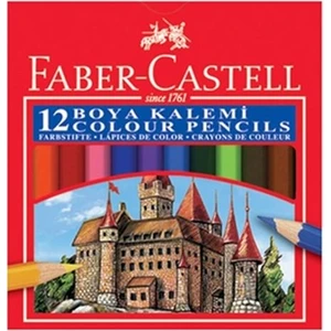 Kuru Boya Kalemi 12 Renk Orta Boy Faber Castell Orta Boy Kuru Boya Kalemi 12 Renk