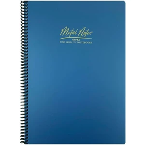 A4 Metal Notes Spiralli Kareli Defter 80 Yaprak