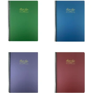 A4 Metal Notes Spiralli Defter 100 Yaprak Kareli 4'lü