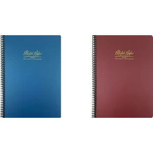 A4 Metal Notes Spiralli Defter 80 Yaprak Çizgili 2'li