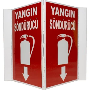 Panaromik Yangın Söndürme Cihazı Burada Levhası Dekota