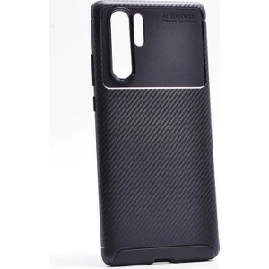 Huawei P30 Pro Kılıf Karbon Silikon Case