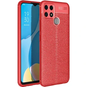 Oppo A15S Kılıf Deri Tarzı Niss Silikon Case