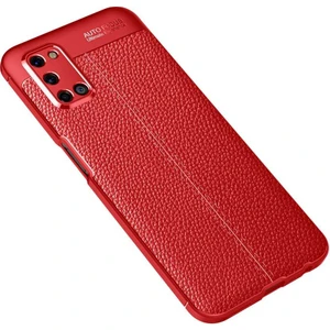 Oppo A92 Kılıf Deri Tarzı Niss Silikon Case