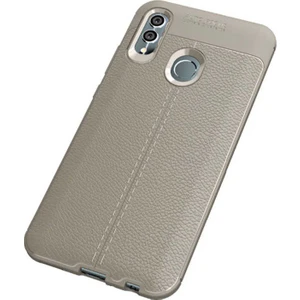 Huawei P Smart 2019 Kılıf Deri Tarzı Niss Silikon Case