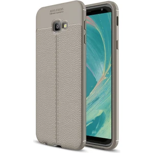 Samsung Galaxy J4 Plus Kılıf Deri Tarzı Niss Silikon Case