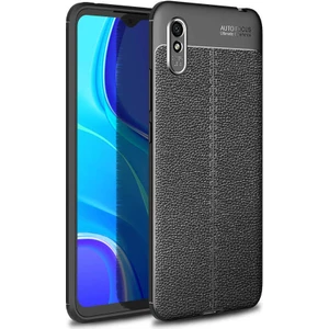 Xiaomi Redmi 9A Kılıf Deri Tarzı Niss Silikon Case