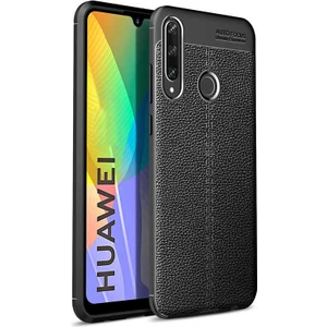 Huawei P40 Lite E Kılıf Deri Tarzı Niss Silikon Case