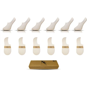 KBC Socks 6'lı Bambu Dikişsiz Görünmez Sneakers Kadın Spor Çorap Seti