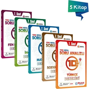 Puan Yayınları 7. Sınıf Soru Analizli 10+1 Kazandıran Deneme Seti