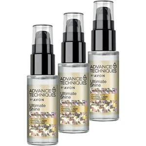Advance Techniques Parlaklık Veren Saç Serumu 30 Ml. Üçlü Set