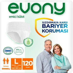 Emici Külot Unısex Large 30X4'Lü (120 Adet)